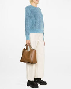 Embossed Grainy Crossbody Bag