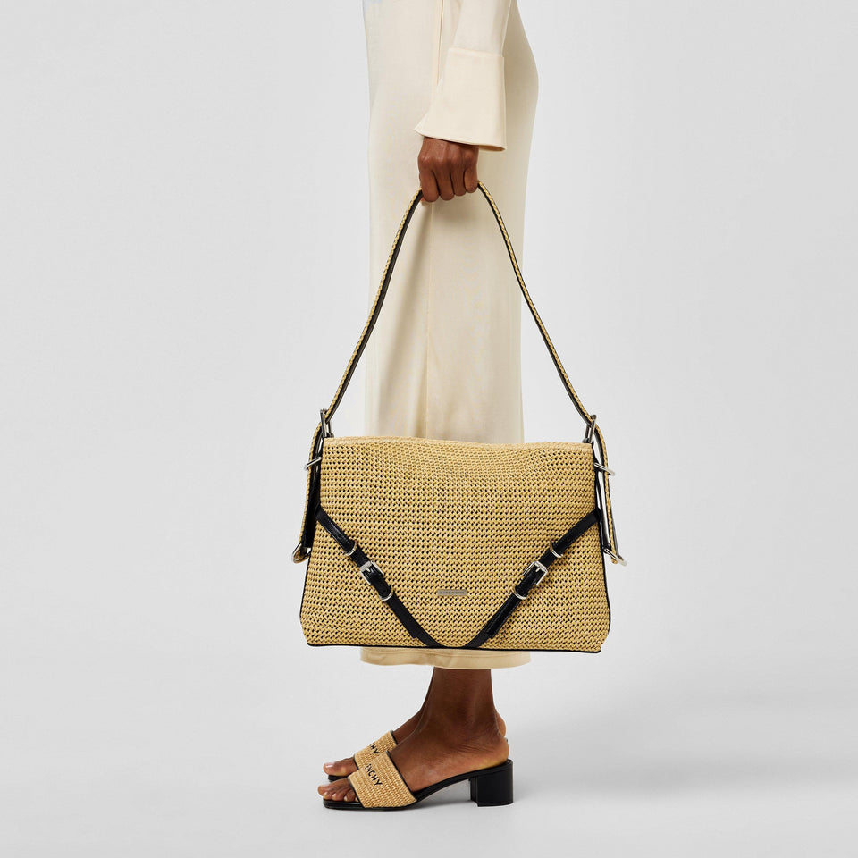 Voyou Calfskin Leather Medium Hobo Bag