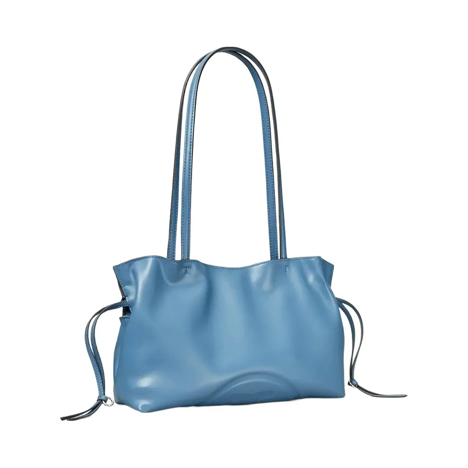 Tory Burch Small Ella natuura Drawstring Tote Electric Blue