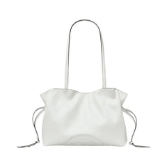 Tory Burch Small Ella natuura Drawstring Tote Bianco