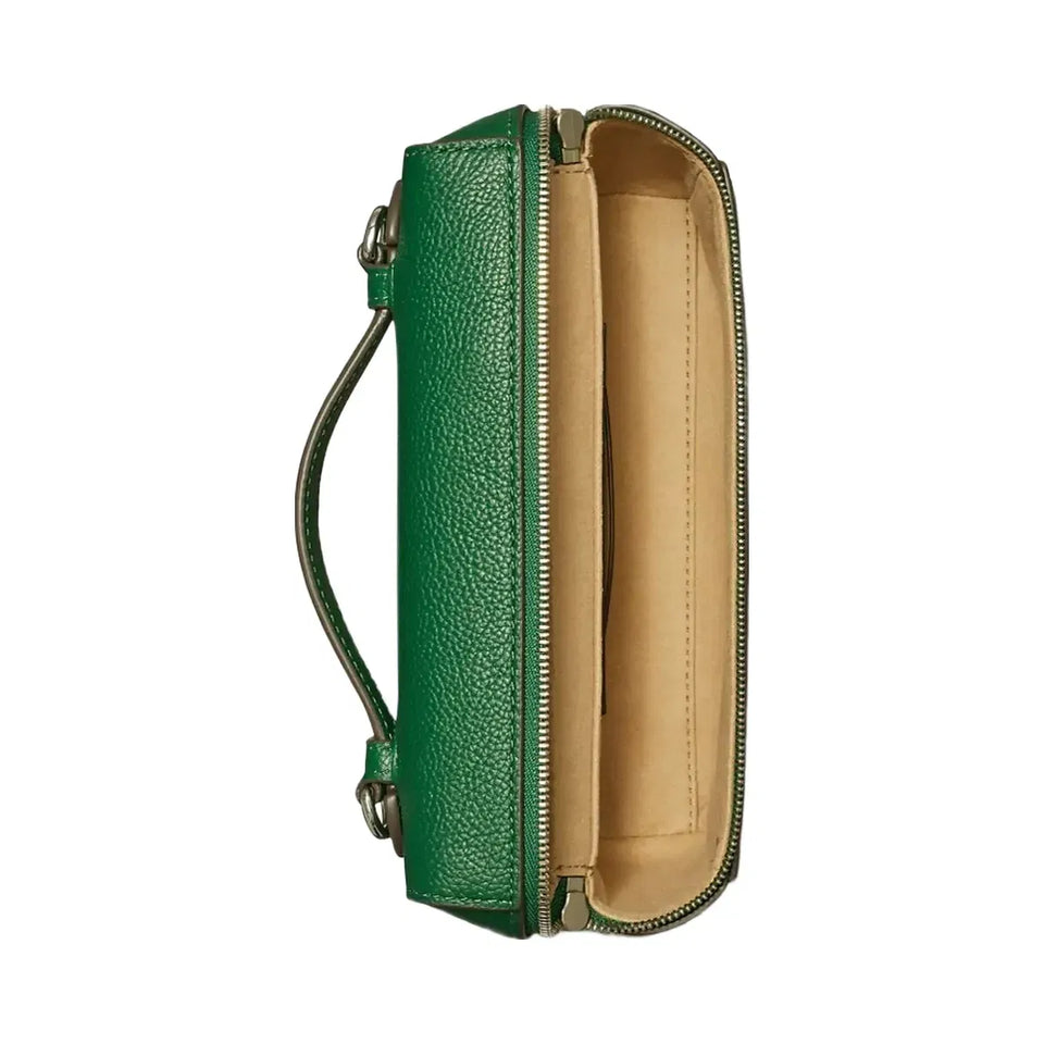 Tory Burch Slim Romy Top Handle Bag Dark Kale
