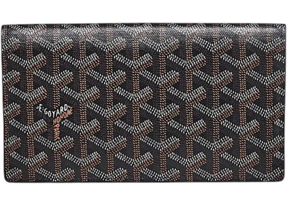 Goyard Richelieu Wallet Goyardine Black/Brown