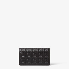 Wallet On Chain Baguette Black nappa leather wallet