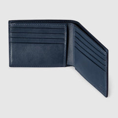 GG bi-fold wallet with print