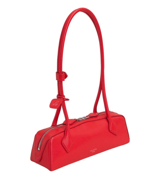 Red Le Teckel Small Shoulder Bag