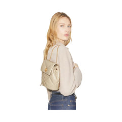 Tory Burch Mini Kira Diamond Quilt Backpack Light Stone