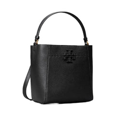 Tory Burch Small McGraw Bucket Bag Black