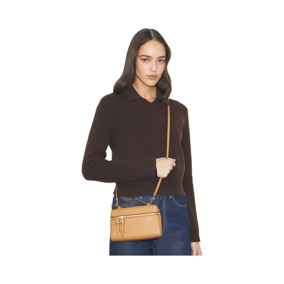 Tory Burch Slim Romy Top Handle Bag Tiramisu