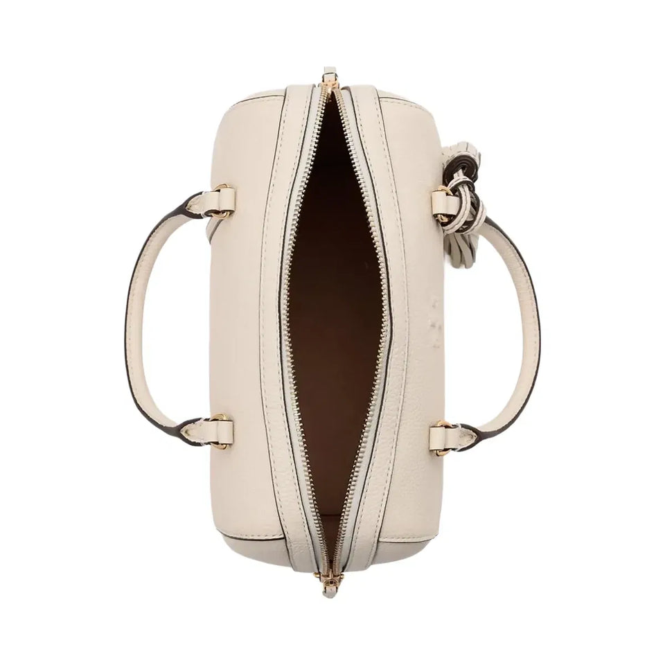 Tory Burch Leather Satchel NEW IVORY