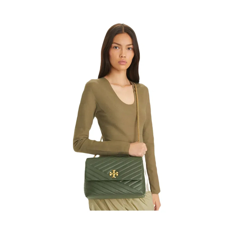 Tory Burch Kira Chevron Shoulder Bag SYCAMORE