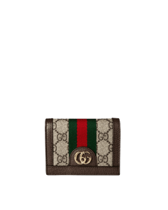 Canvas Leather Ophidia GG Wallet