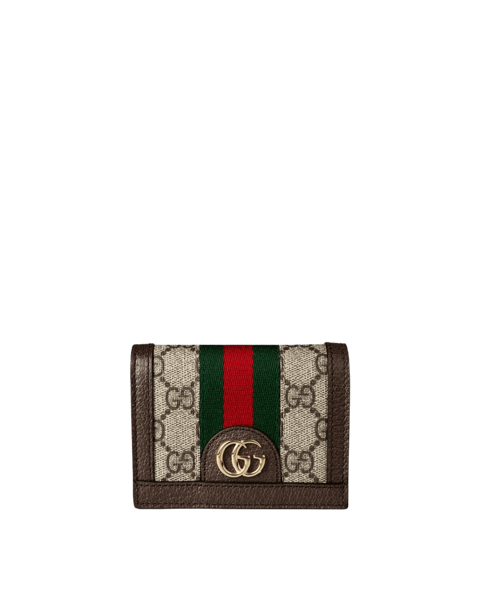 Canvas Leather Ophidia GG Wallet