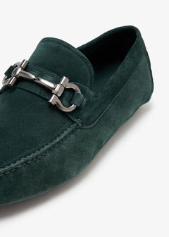 Ferragamo Gancini driving loafers