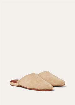 LoroPiana Marcel Walk Slipper Peanut Butter