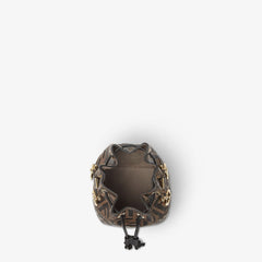 Mon Tresor Brown leather mini-bag
