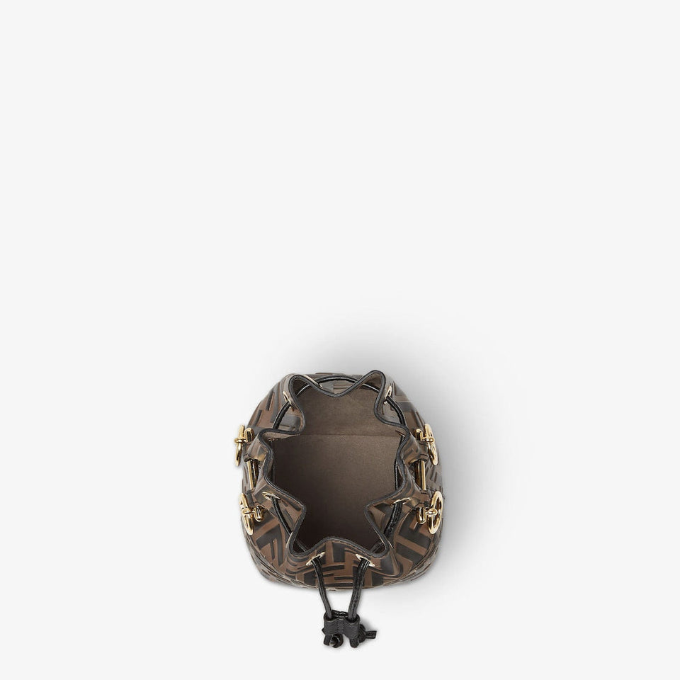 Mon Tresor Brown leather mini-bag
