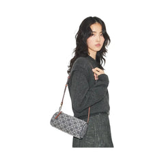 Tory Burch T Monogram Cylinder Bag Tory Navy