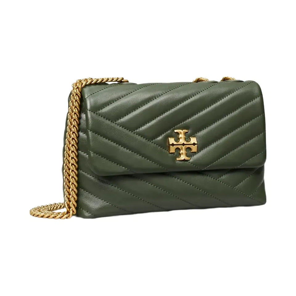 Tory Burch Small Kira Chevron Shoulder Bag SYCAMORE