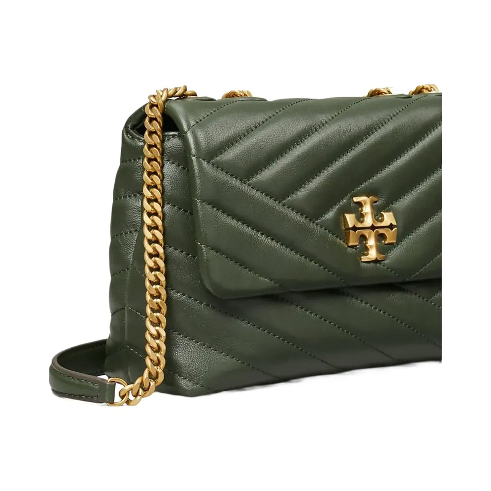 Tory Burch Small Kira Chevron Shoulder Bag SYCAMORE