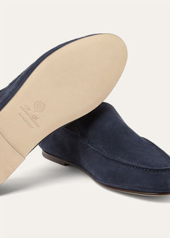 LoroPiana Summer Anton Walk Loafer Dark Blue Abyss