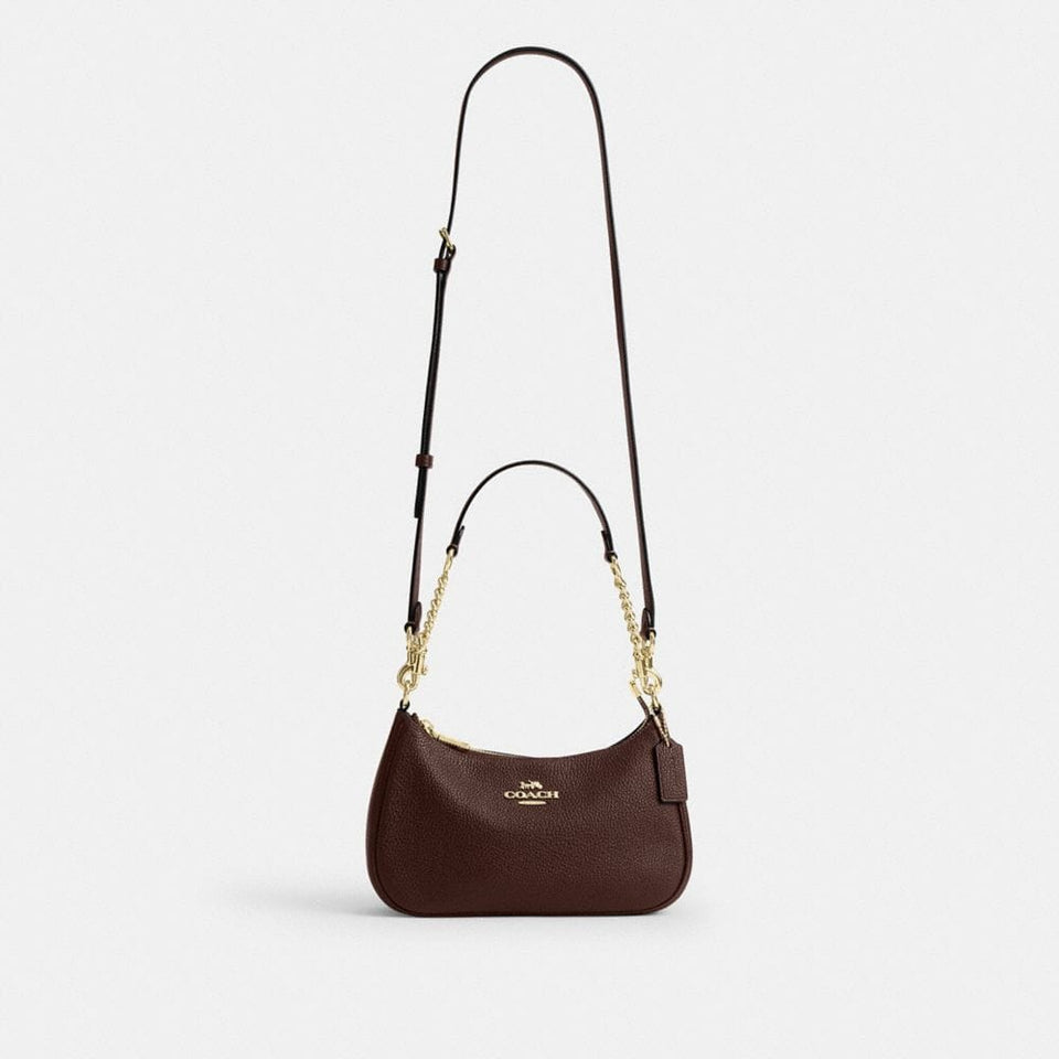 Coach Teri Shoulder Bag Gold Maple