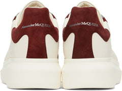 McQueen Off-White & Burgundy Oversized Retro Sneakers
