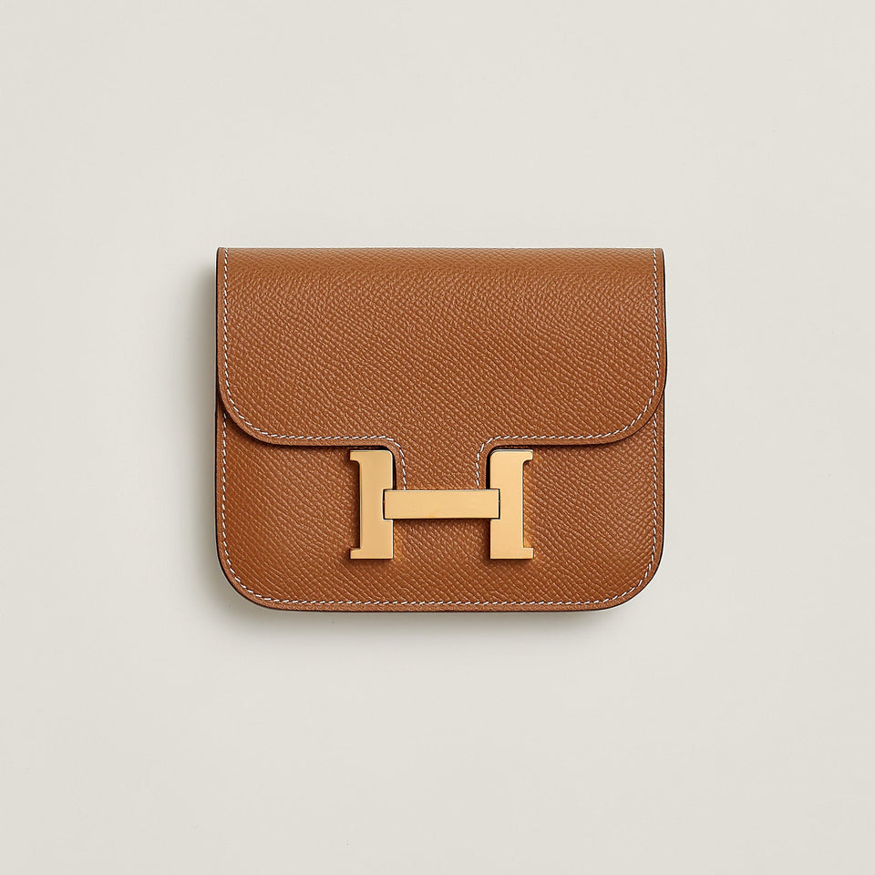 Hermes Constance Slim Wallet Alezan