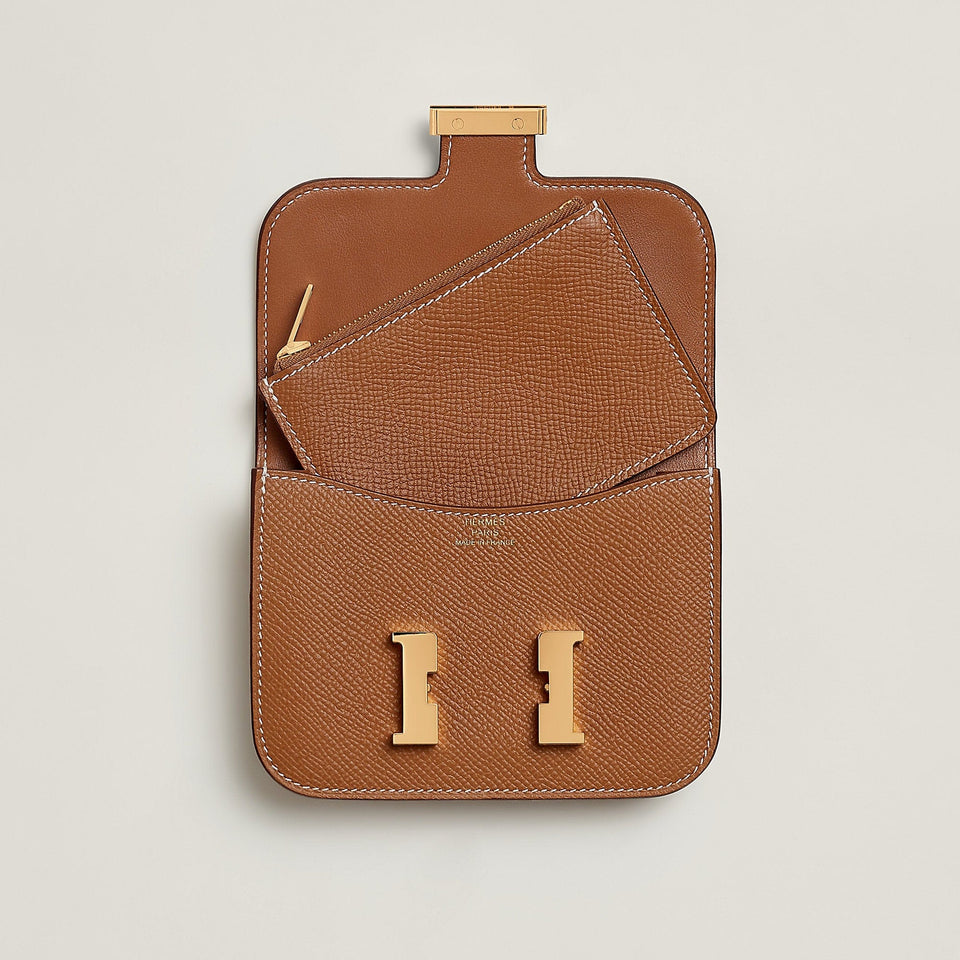 Hermes Constance Slim Wallet Alezan