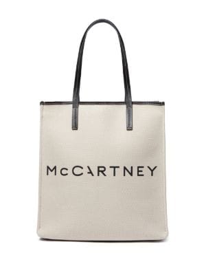 Stella McCartney large SMC canvas tote bag