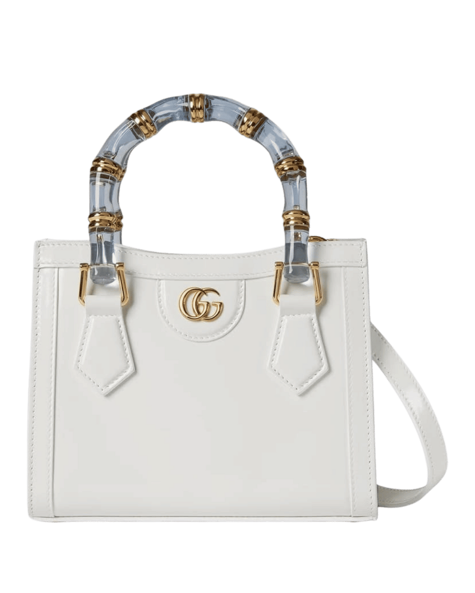 Gucci Diana Polished Leather Tote Bag