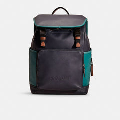 Restored League Flap Backpack In Colorblock
