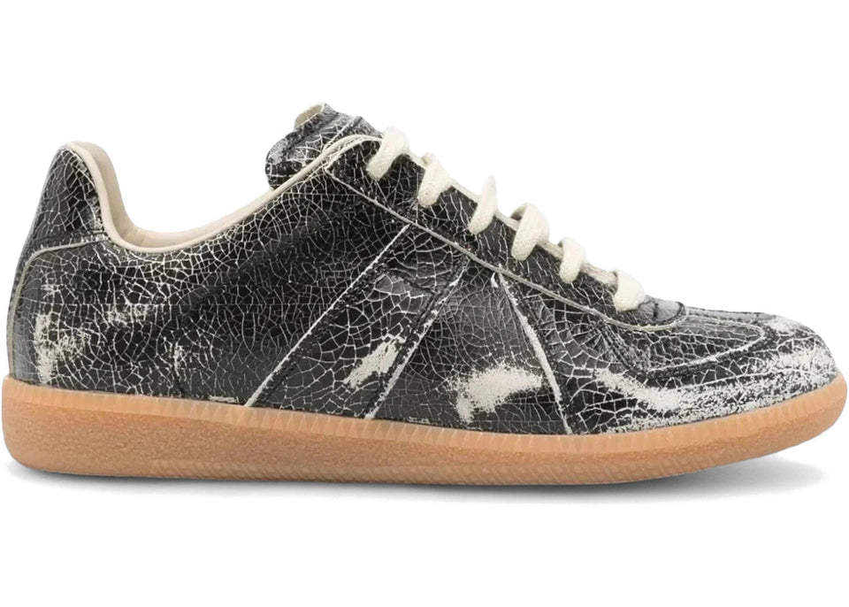 Maison Margiela Replica Black White Distressed Womens