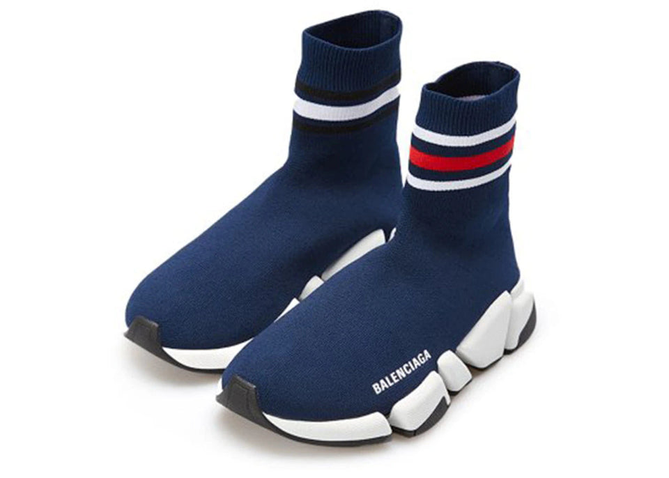 Balenciaga Wmns Speed 2.0 Trainer 'Striped - Navy'