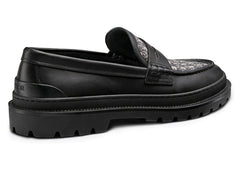 Dior Explorer Loafer Black Beige Black Dior Oblique Jacquard
