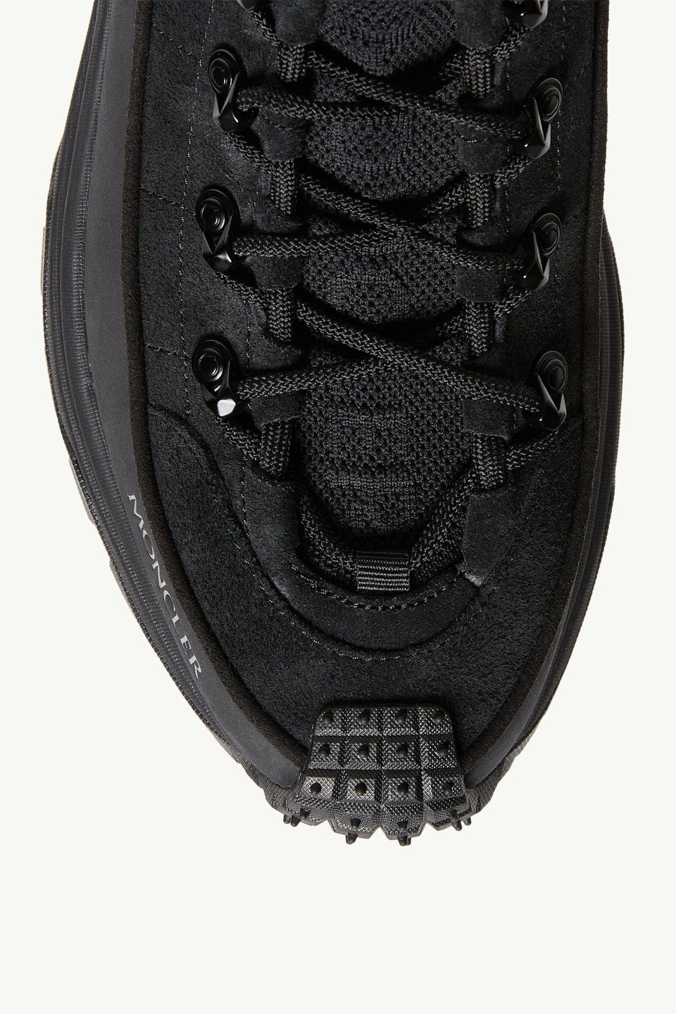 Moncler Trailgrip Lite3  Suede Sneakers Black
