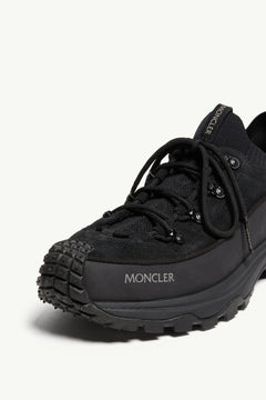Moncler Trailgrip Lite3  Suede Sneakers Black