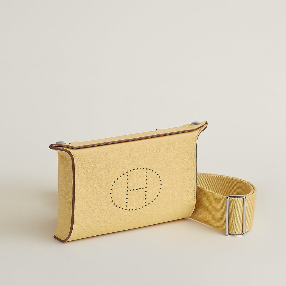 Hermes Herms Videpoches Bag Jaune Poussin