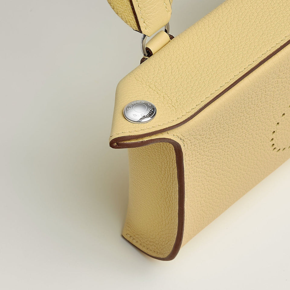 Hermes Herms Videpoches Bag Jaune Poussin