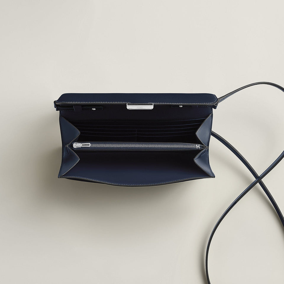 Hermes Constance To Go Wallet Bleu Thalassa