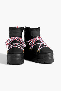 Thom Browne Shell Platform Snow Boots Black Women's