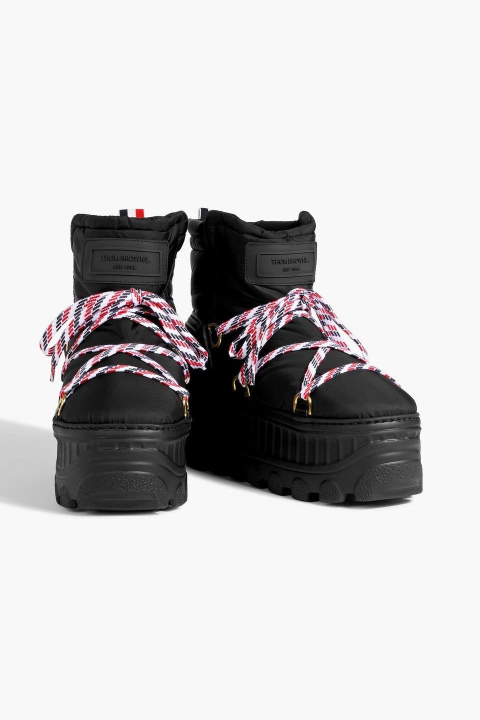 Thom Browne Shell Platform Snow Boots Black Women's