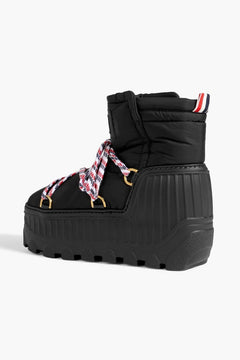 Thom Browne Shell Platform Snow Boots Black Women's
