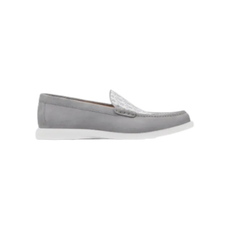 Dior Granville Loafer Dior Gray Suede and Dior Oblique Jacquard