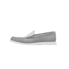Dior Granville Loafer Dior Gray Suede and Dior Oblique Jacquard