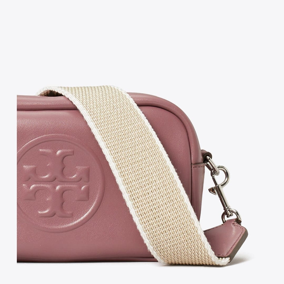 Tory Burch Mini Miller natuura Crossbody Bag Mauve