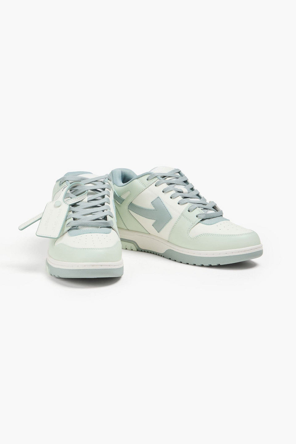 Off-White Out Of Office Leather Sneakers Mint
