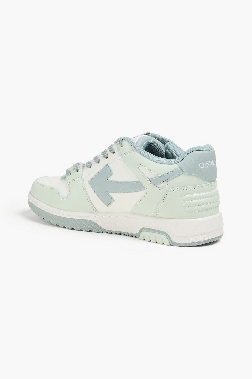 Off-White Out Of Office Leather Sneakers Mint
