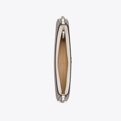 Tory Burch Robinson Zip Top Shoulder Bag Light Cream