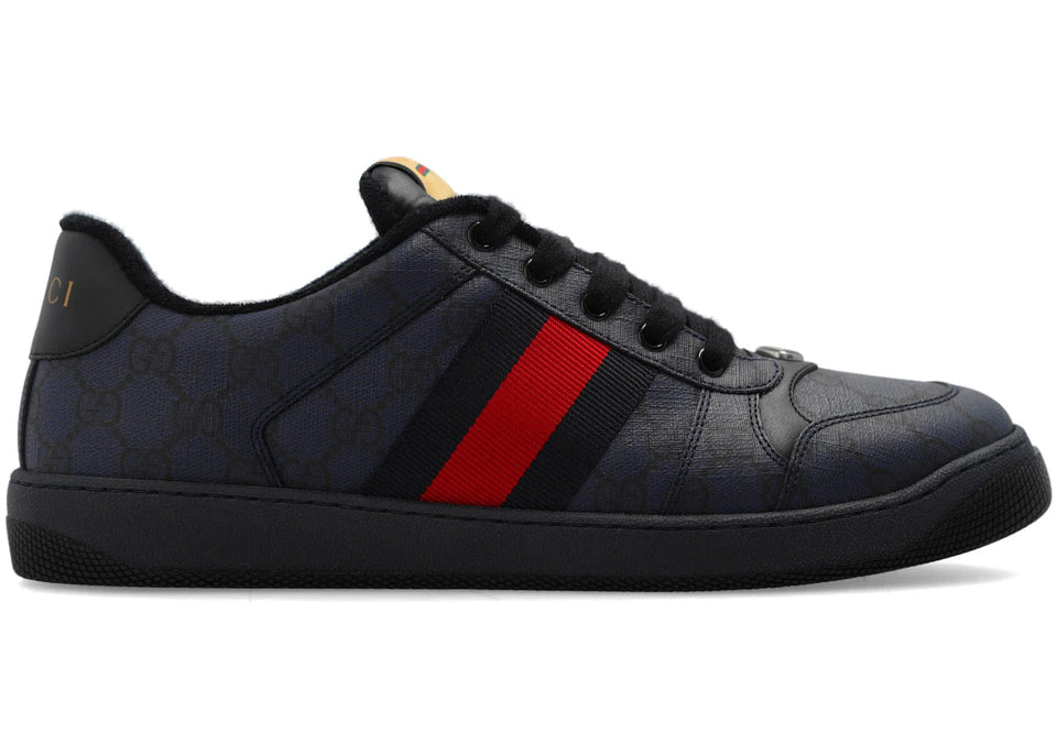 Gucci Screener Gg Supreme Dark Blue Red