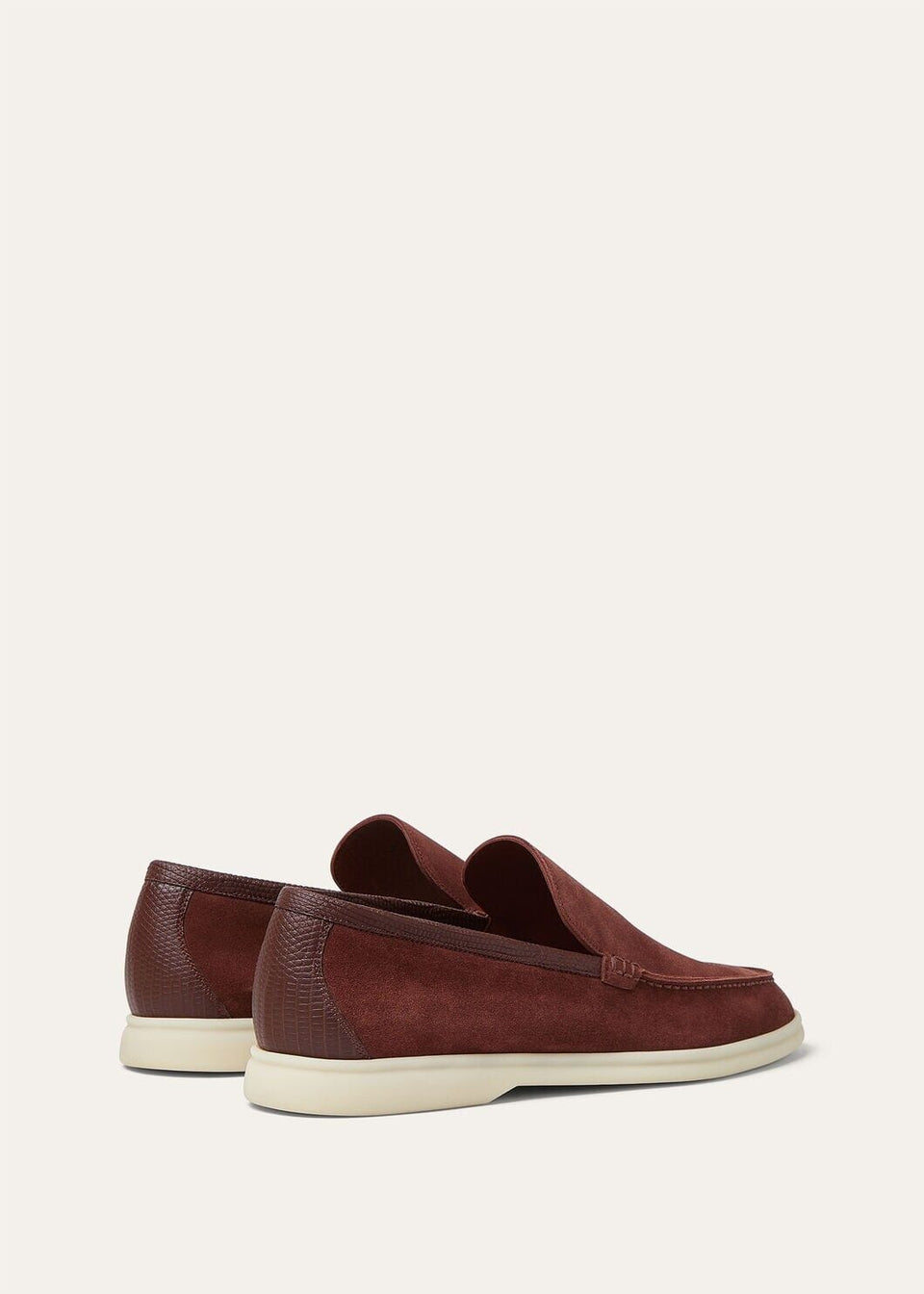 LoroPiana Summer Walk Loafer Amarone